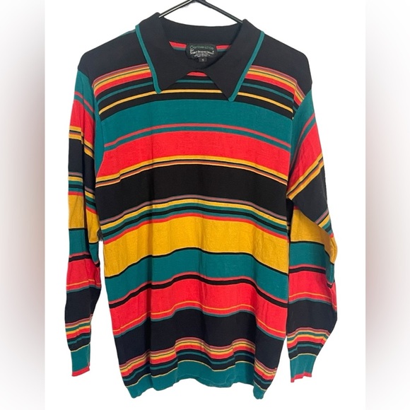 Vintage 80’s Sweater by Carole Little for Saint-Tropez West Men’s Size Small - Picture 1 of 6